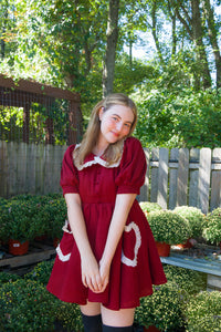 Red Velvet Gumdrop Dress