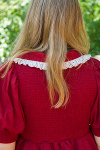 Red Velvet Gumdrop Dress