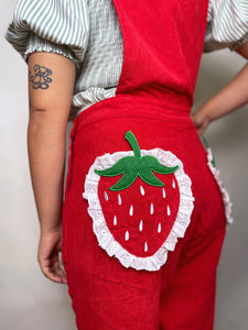 Strawberry Overalls