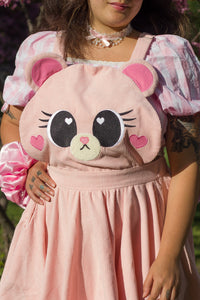 Sakura Bear Pinafore