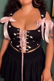 Lunar Rosette Maiden Corset Top