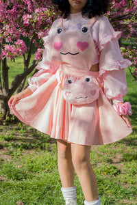 Sakura Frog Pinafore