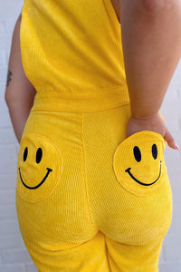 Happy Face Overalls