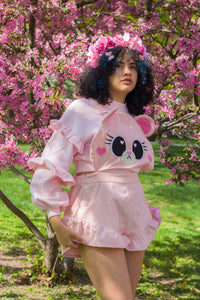 Sakura Bear Romper