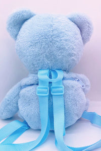 Sleepy Bear Blue Backpack