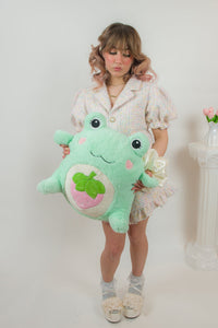 Jumbo Strawberry Frog Plushie