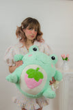 Jumbo Strawberry Frog Plushie