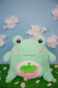 Jumbo Strawberry Frog Plushie