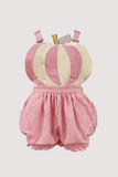 Pink Pumpkin Romper