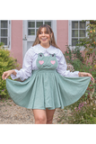 Matcha Frog Pinafore